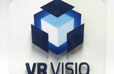 Logo przestrzenne VR Visio | Pracownia reklamy Logomotiv